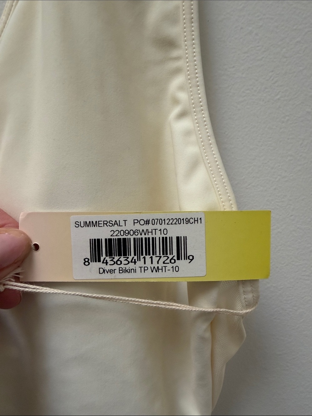 Summersalt Diver Racerback Sports Bra Bikini Size 10 NWT - Picture 2 of 6